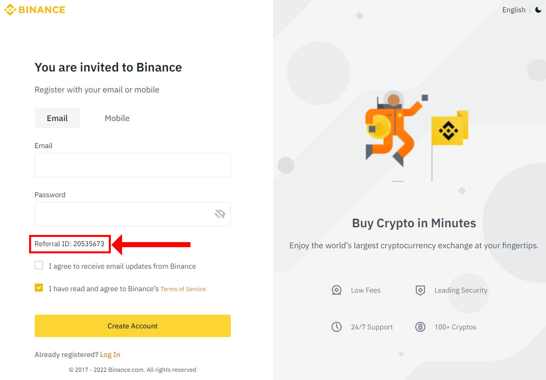 create-binance-account